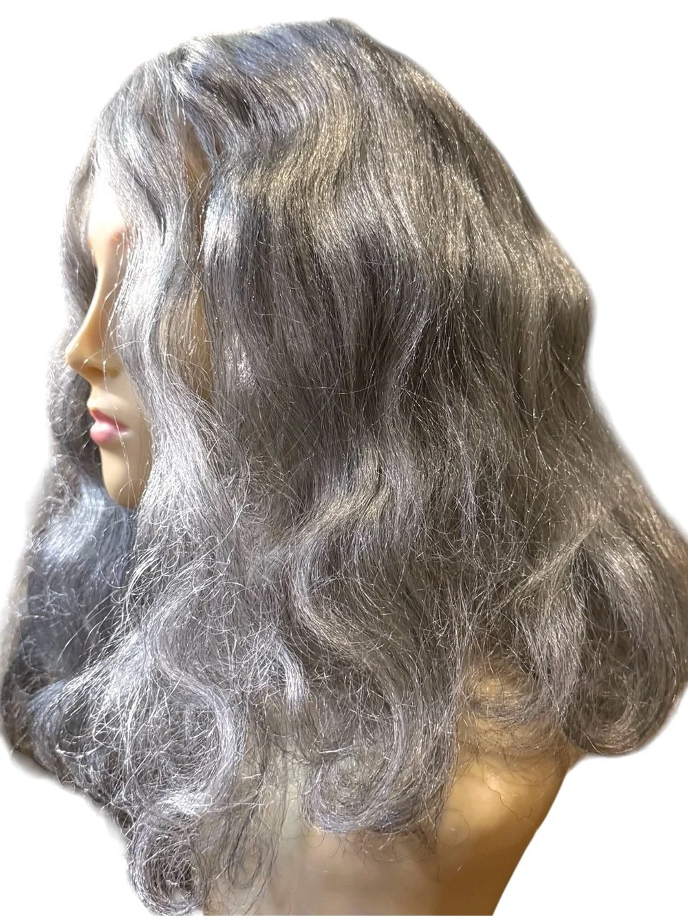 Rubies Costume Company Silvery Grey 12” Wig- No Beard #50736 Halloween Party